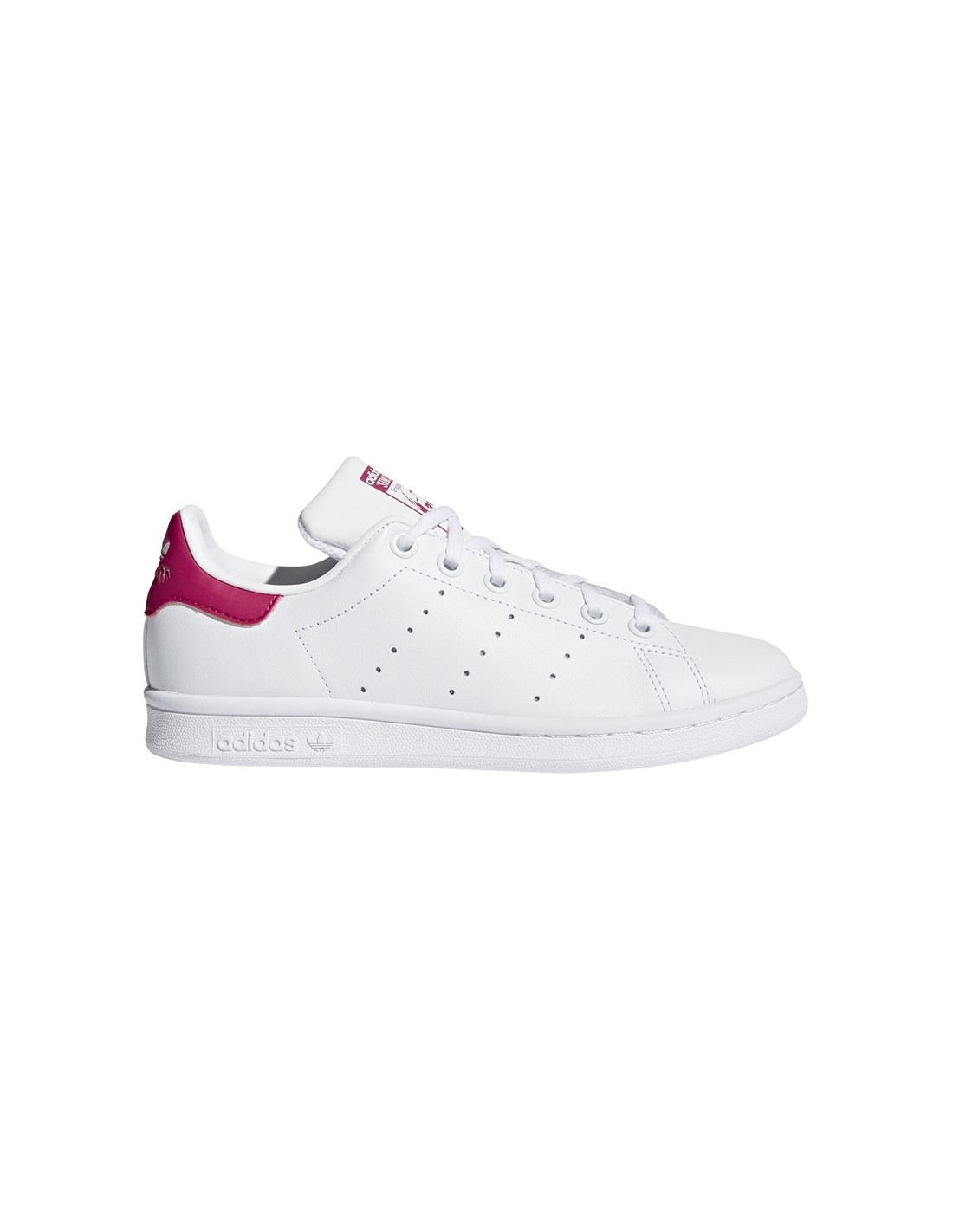 adidas sneakers femme stan smith j blanc rose