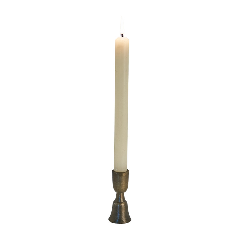 Kandelaar - antiek goud - ⌀4x9 cm
