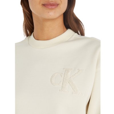 Sweatshirt femme Chenille Crewneck CALVIN KLEIN