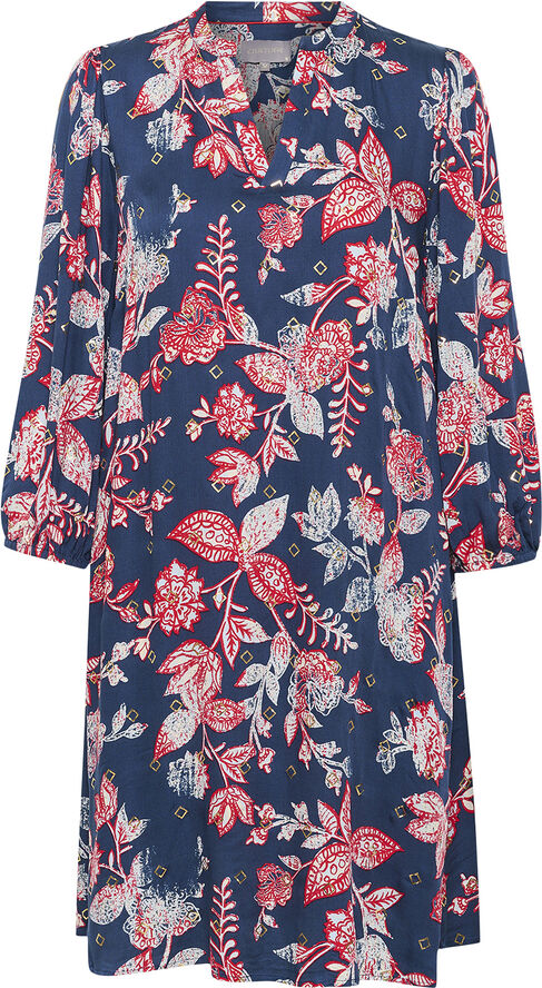 Culture CUpia Short Dress Blue flower foil