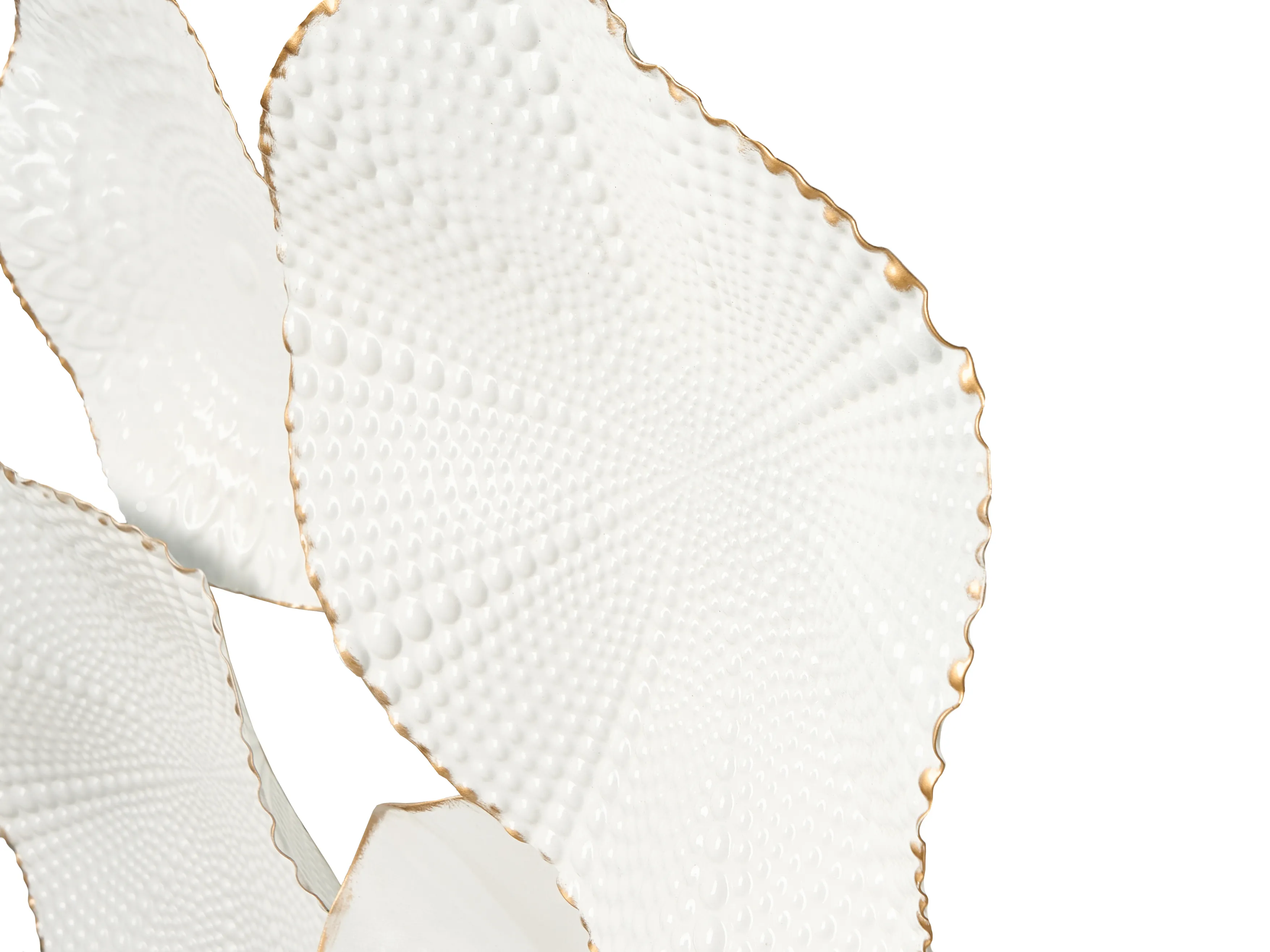 Wanddecoratie NEODYNIUM Metaal 47 cm Wit