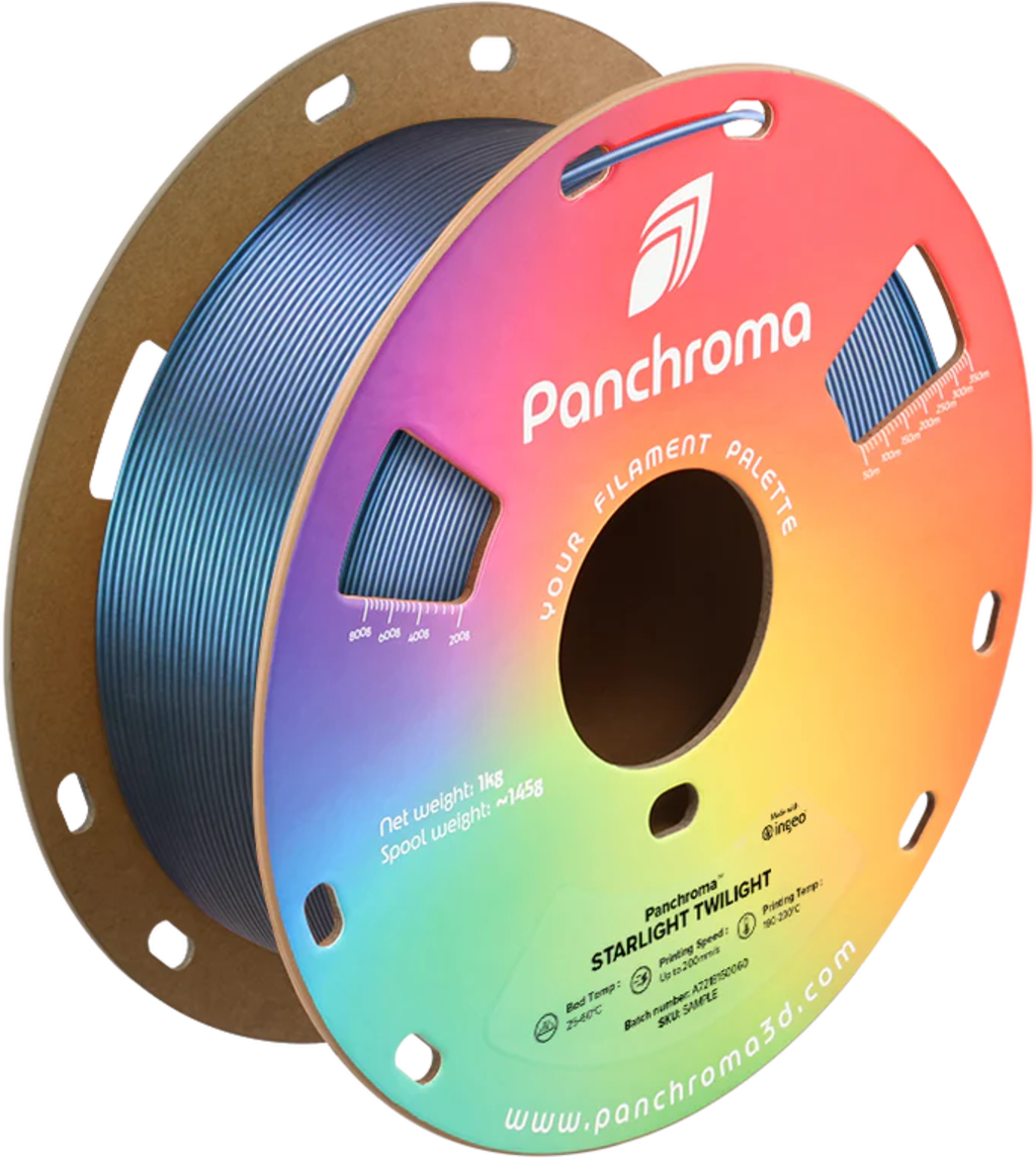 Polymaker  Panchroma™ PLA Starlight Twilight, 1,75 mm / 1000 g    Das Funkeln der Sterne in Twilight
