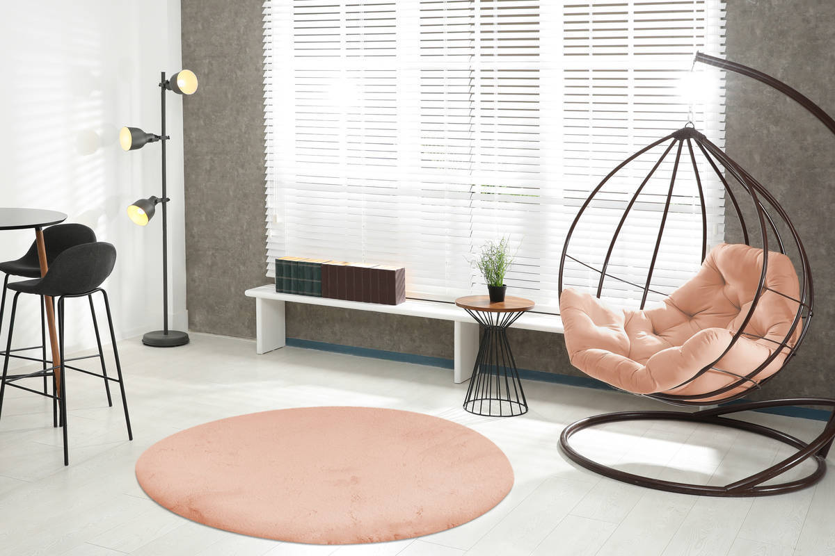 Teppich RABBIT LIGHT 500 - creme - rund - Ø 120cm