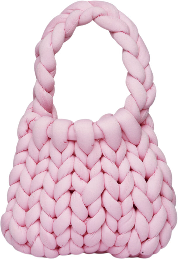 Sui Ava Sally Braided Bag Baby pink