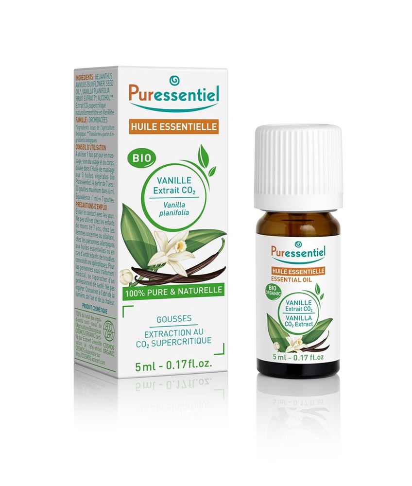 Puressentiel Vanilla<br>5 ml, Flasche, Ätherisches Öl, Bio
