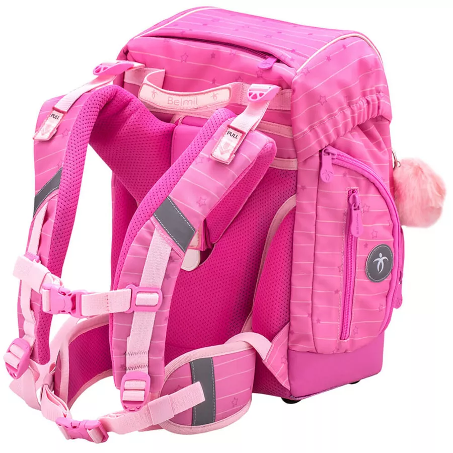Belmil Schulranzen Premium Comfy Plus Set 5-teilig Candy