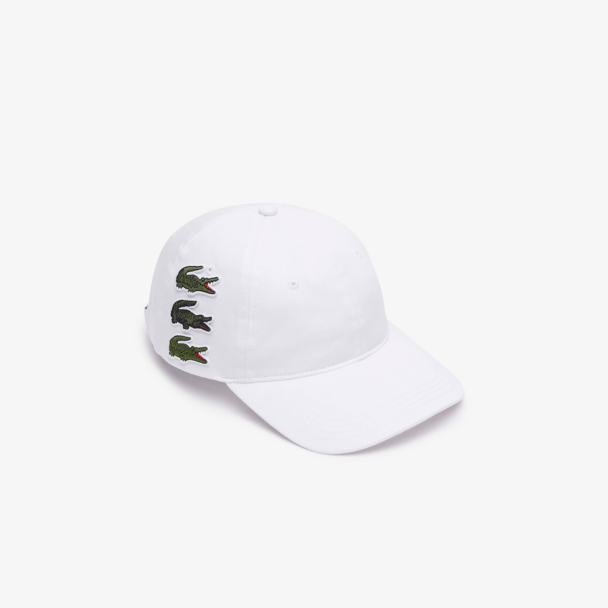 Baumwollkappe mit kultigem Aufnäher Caps & Hüte - Weiss - Lacoste - Unisex