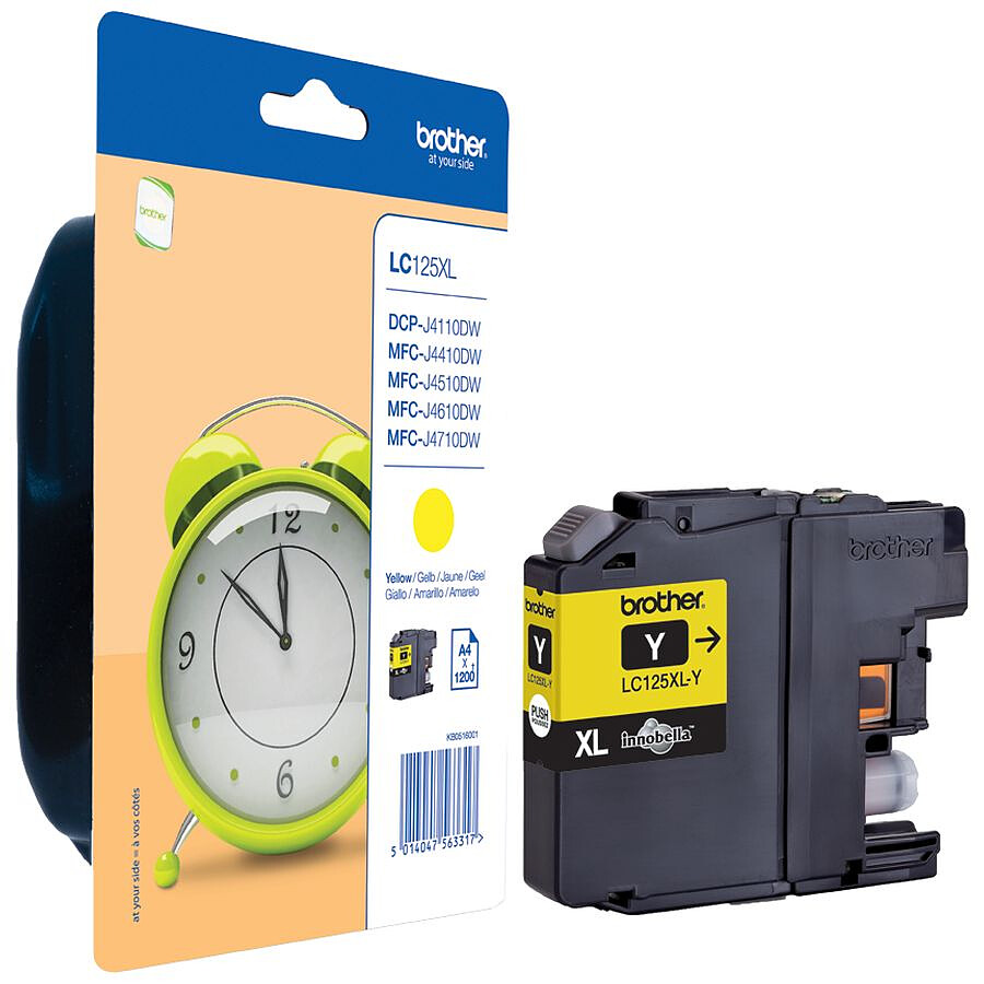 Brother LC125XL - Jaune Grande capacité
