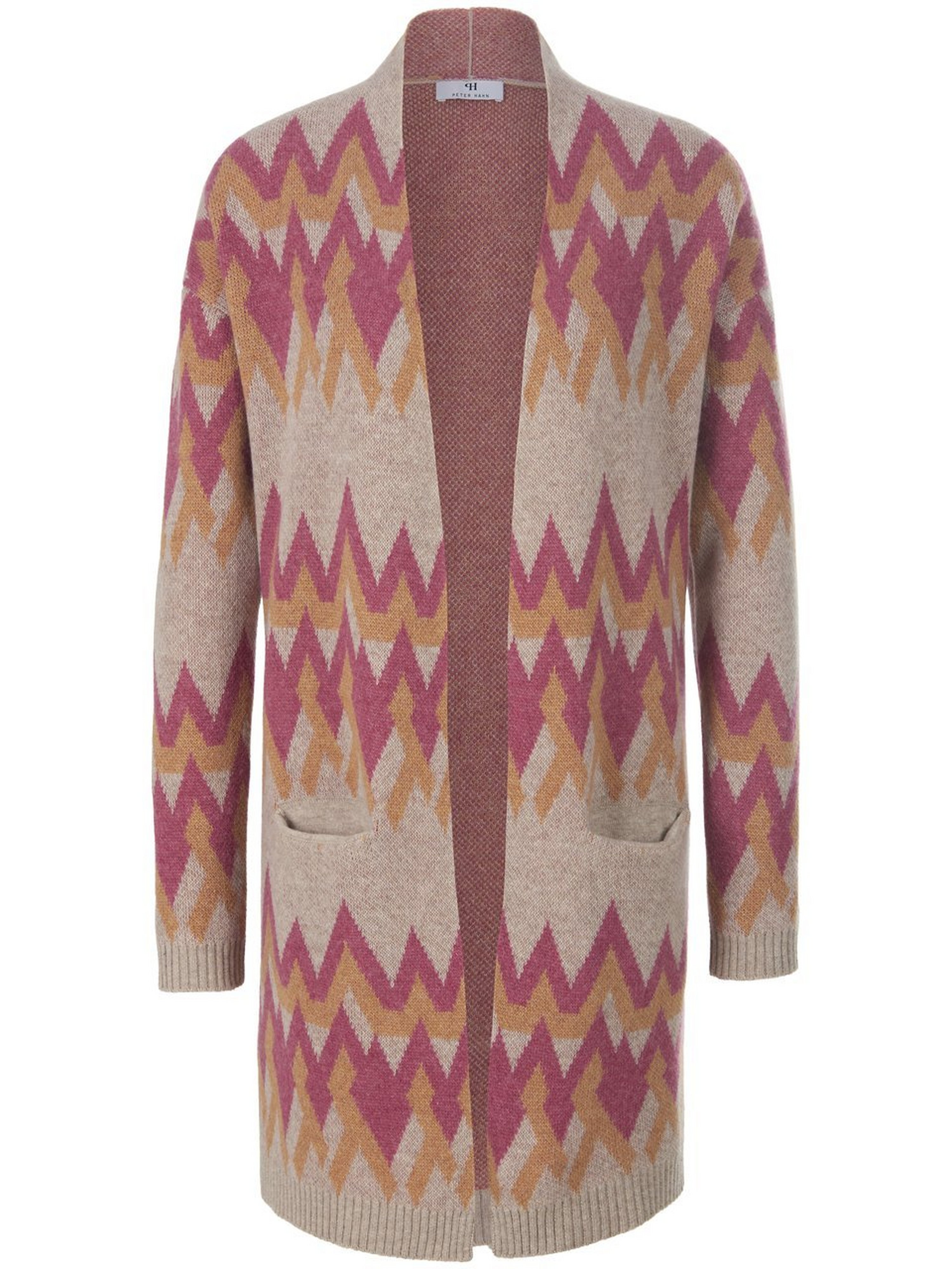 Long-Strickjacke