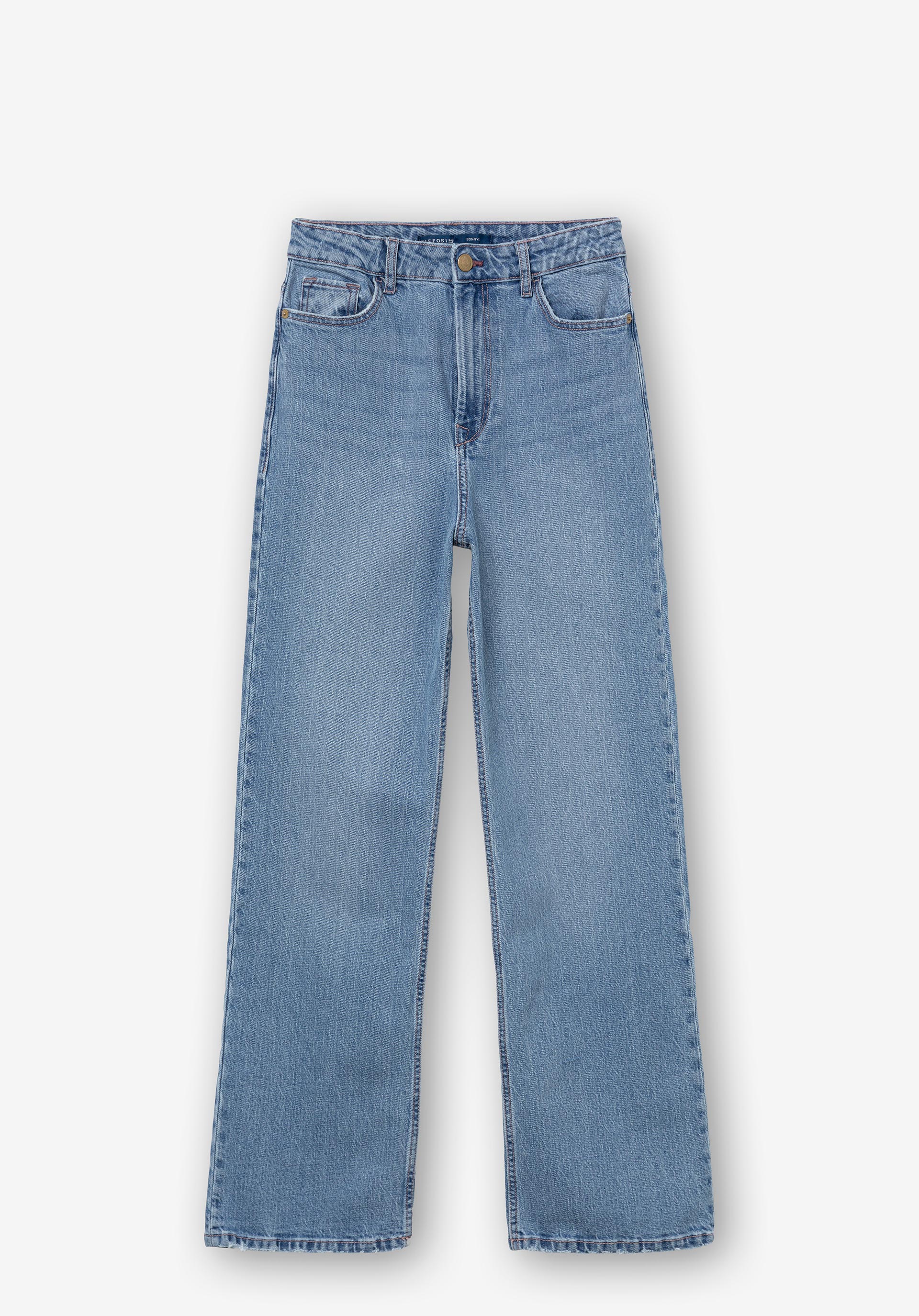 Jeans Bonnye Wide Leg Cintura Alta