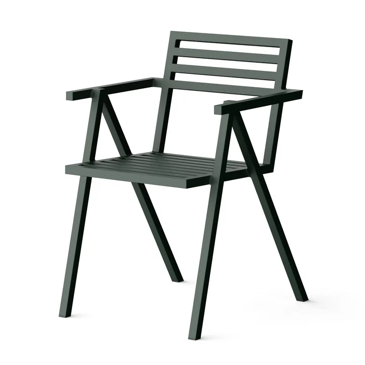 NINE - 19 Outdoors Stacking Armchair, grün