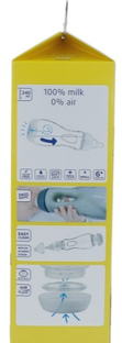 Difrax Handgreep Babyfles 240 ml 1ST