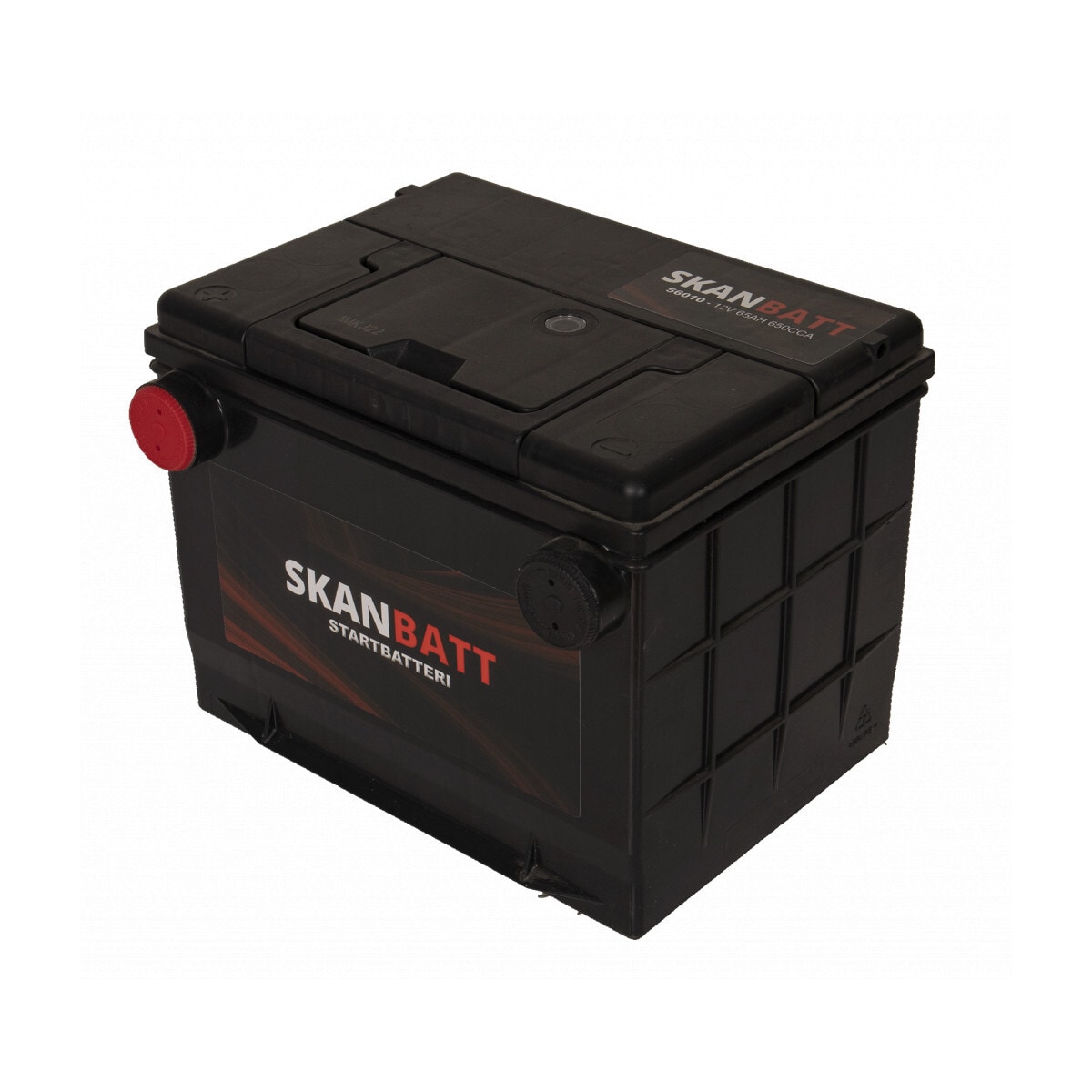 SKANBATT Startbatteri 12V 65AH 650CCA (230x179x180/180mm) +venstre