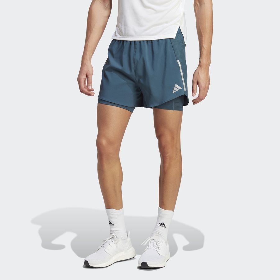 adidas Short Running Designed 4 Running 2 EN 1 - Vert