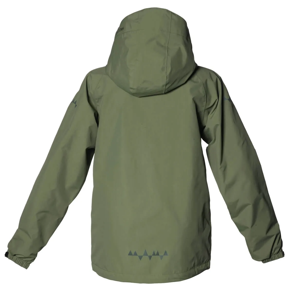Isbjörn of Sweden Teen Monsune Hard Shell Jacket Moss