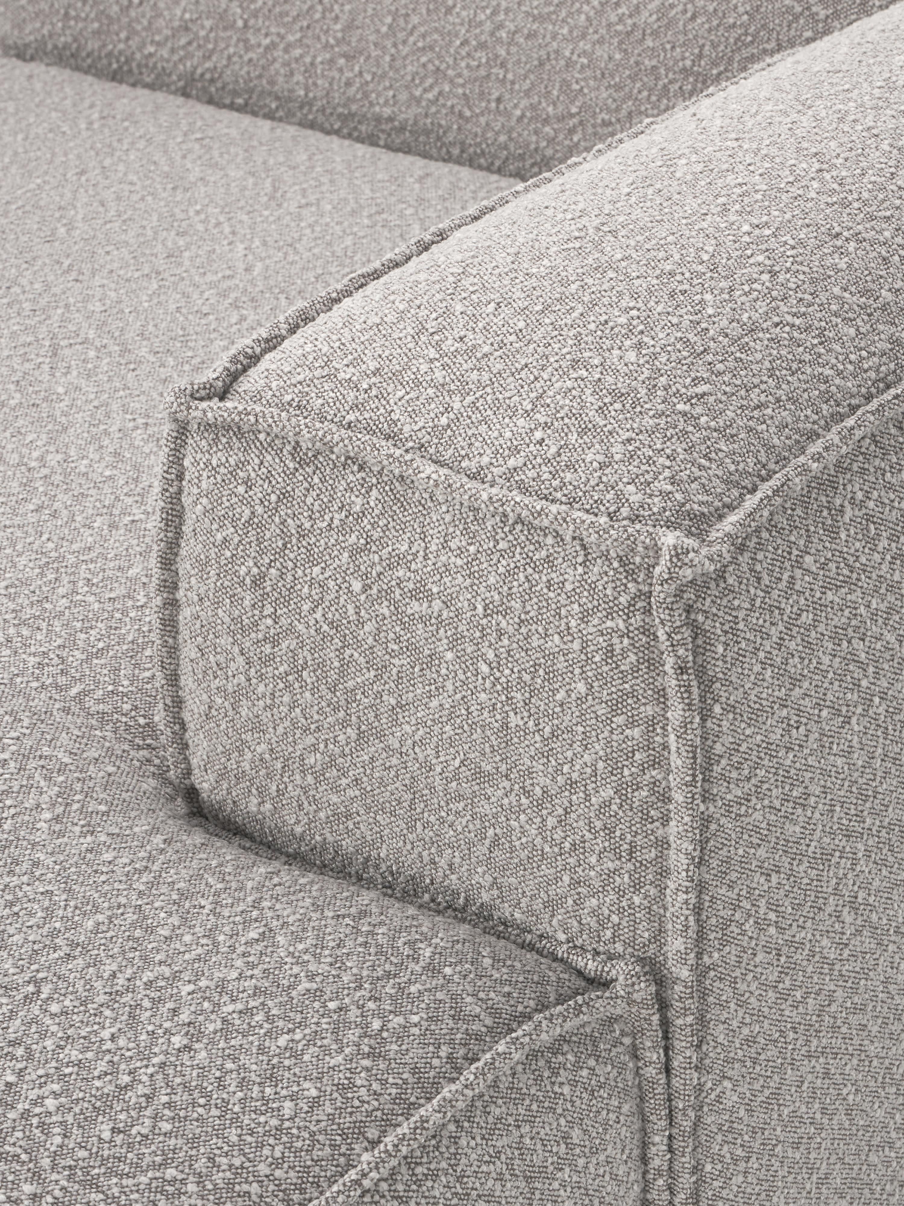 Modulaire U-bank Lennon uit bouclé
