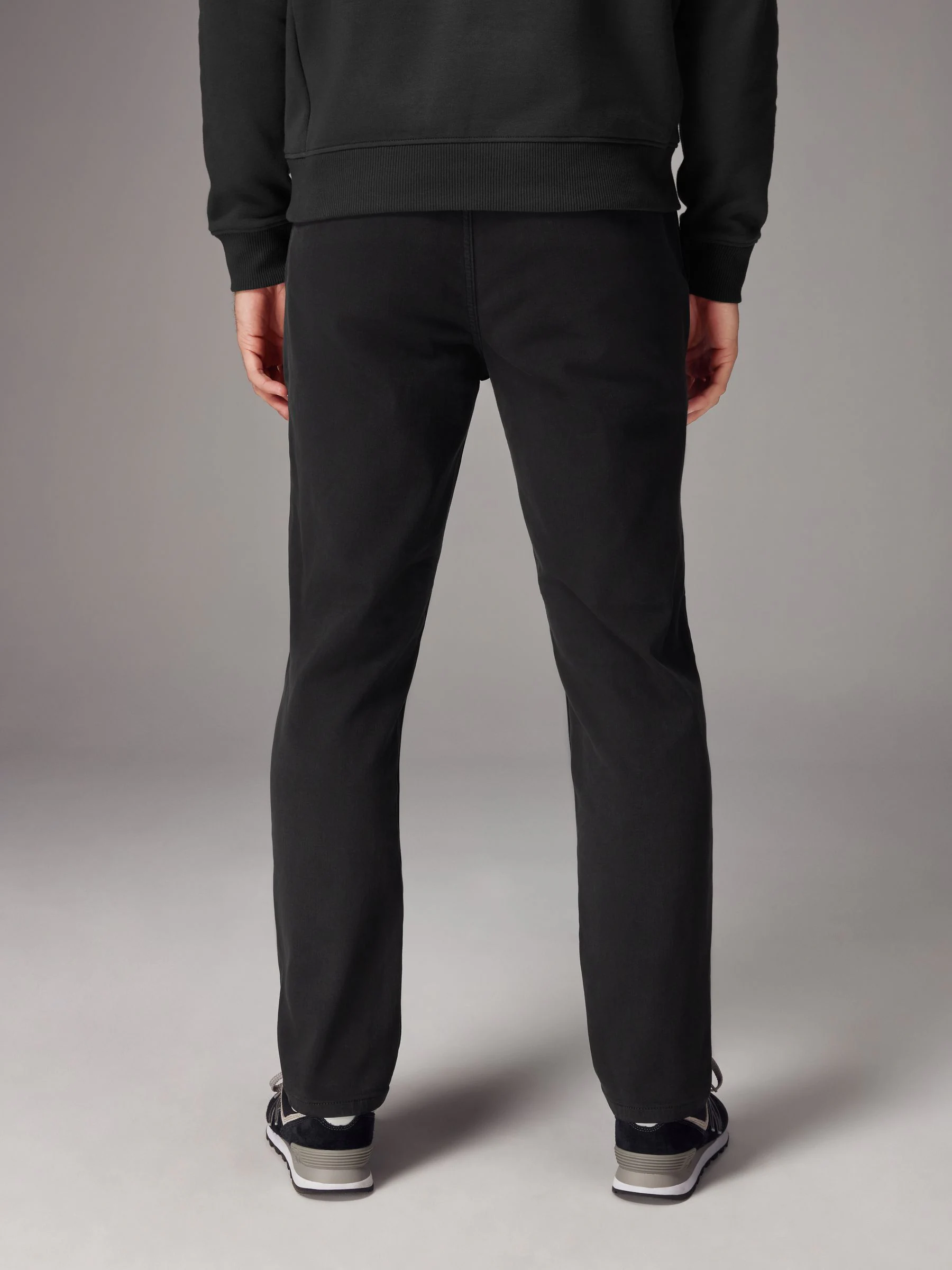 Zwart - Slim Fit - Motionflex chino
