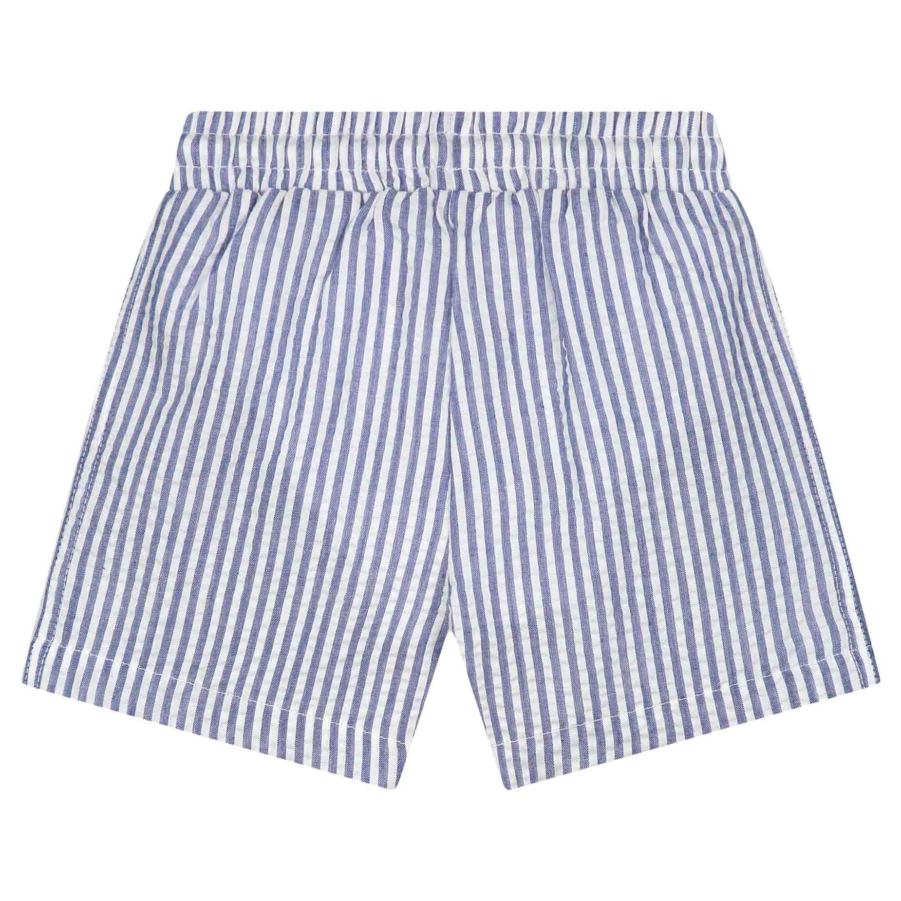 Prénatal kinder zwemshort strepen  strepen blauw