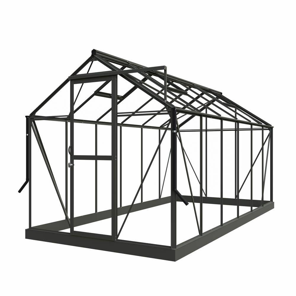 Royal Well Mary IV - Tuinkas - Groen - 241x212x425 cm - Veiligheidsglas