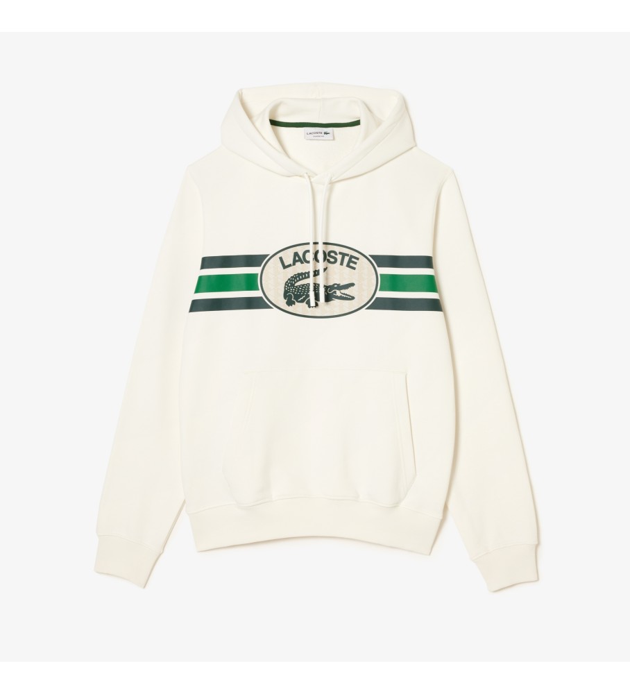 Moletom branco casual Lacoste
