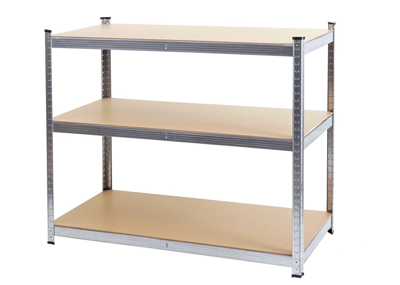 Schwerlastregal MCW-E33, Kellerregal Steckregal Lagerregal, 875kg Stahl 5 Böden ~ verzinkt 200x120x60cm
