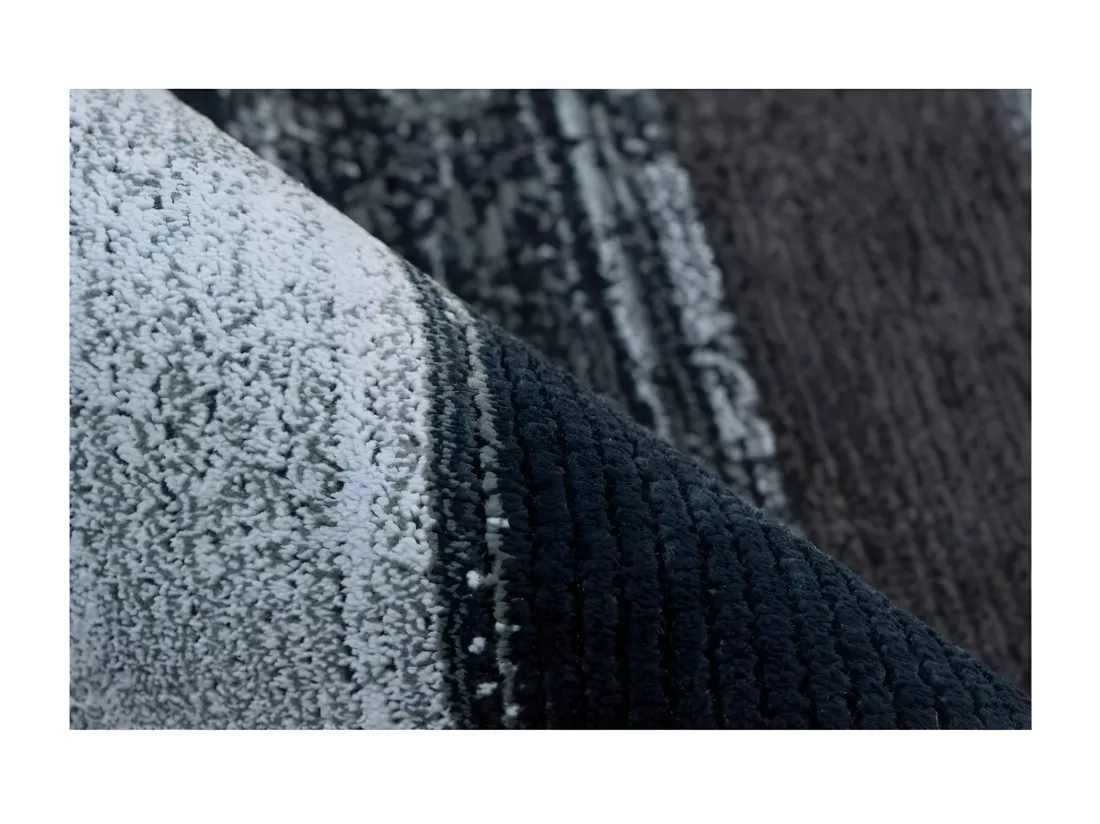 Tapis 150x80cm, design G408A coloris bleu pétrole - Confort et élégance pour votre intérieur