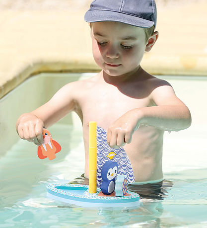 Ludi Badespielzeug - Schaumstoffboot m. Figuren
