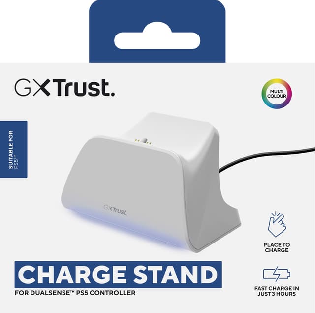 Trust GXT255W PS5 DualSense opladningsstander til controller