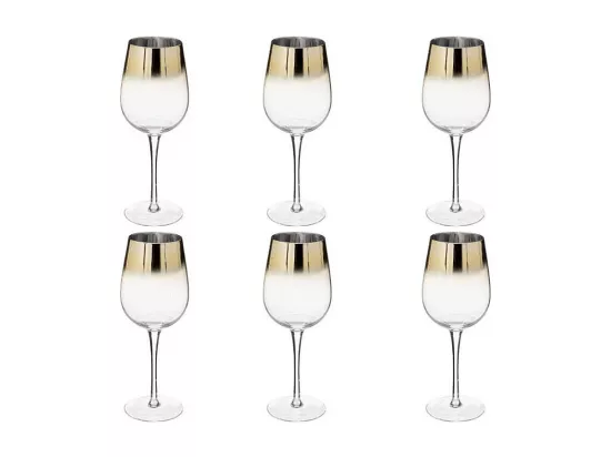 Lot de 6 verres à vin 