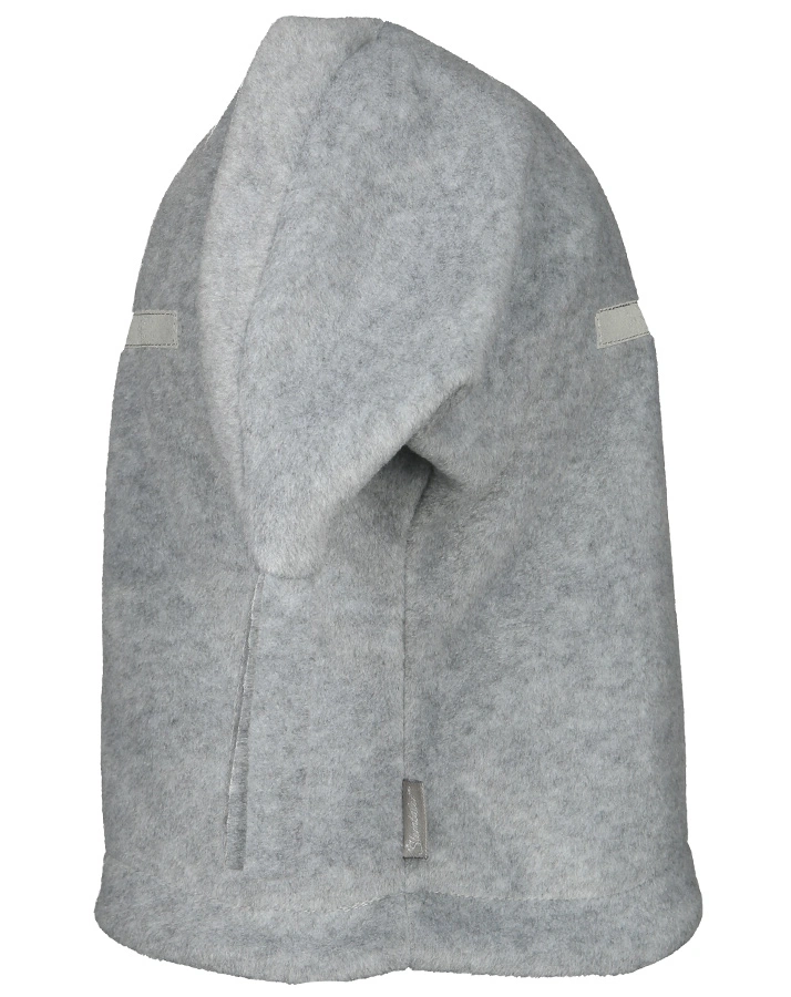 Fleece-Schalmütze COSY in hellgrau melange