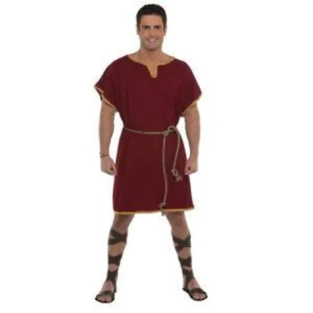 amscan Kostüm Römische Tunika M/L, burgund
