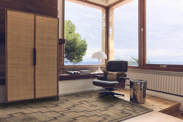 HKliving Tuareg jute vloerkleed 200x300