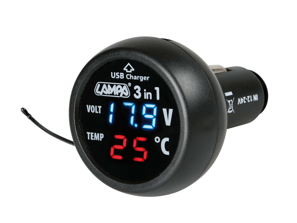 Lampa Smart-Plug multifunctionele stekker - 12/24 volt