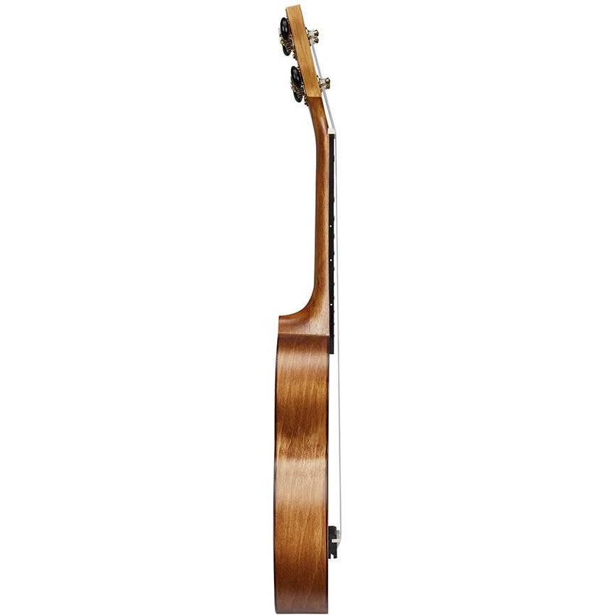 Mahalo MS1TBR Slimline Series sopraan ukelele transparent brown