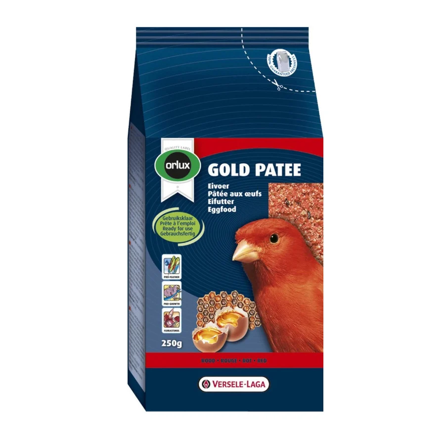 Versele-Laga Orlux Gold Patê Alimento para Pássaros Vermelhos