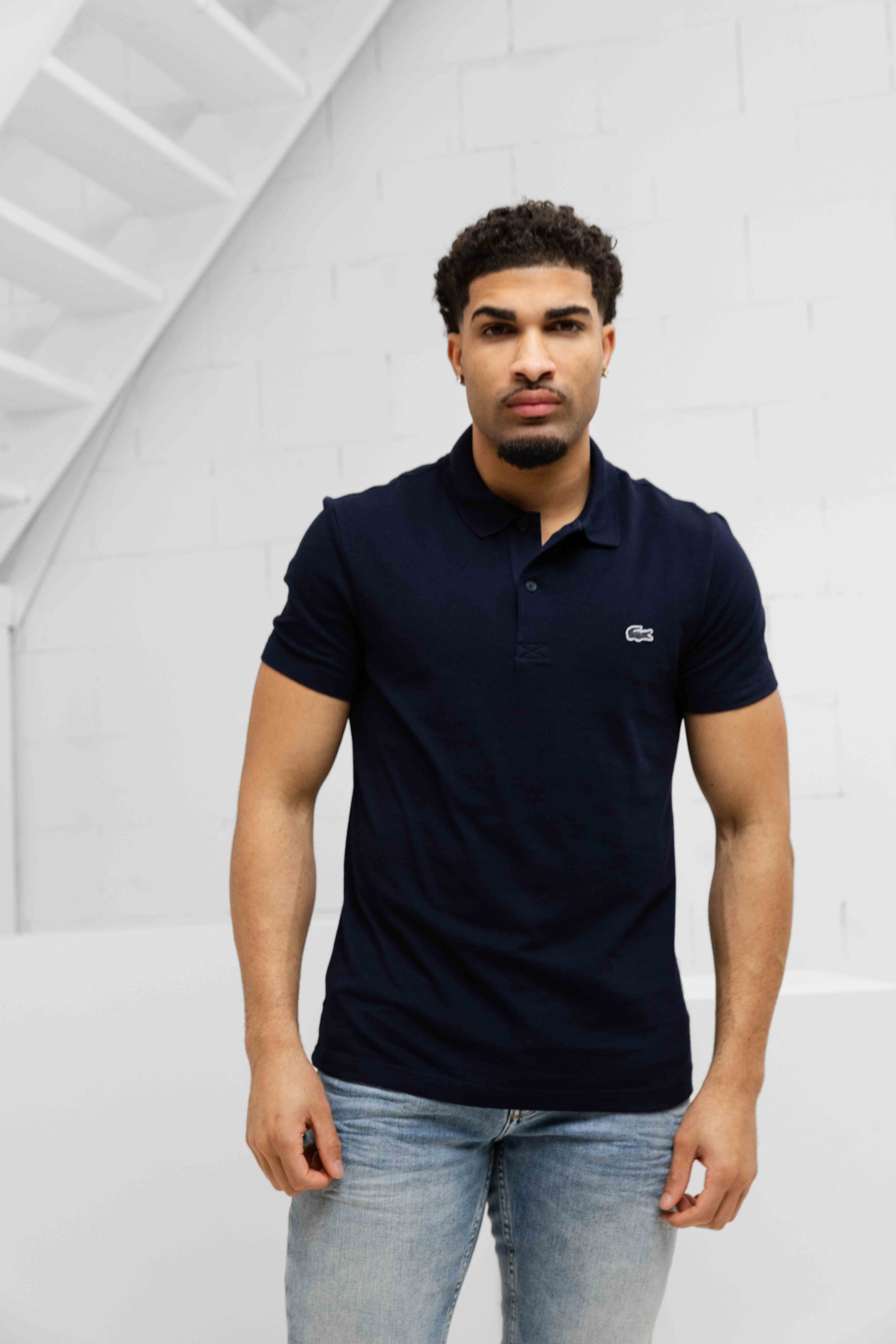 Lacoste Polo Heren Donkerblauw