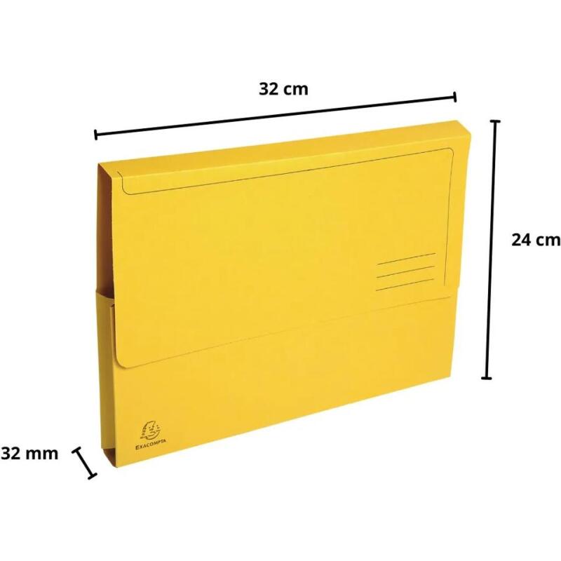 Paquet de 50 chemises poche coloris vifs Forever® - 24,5x32,5cm