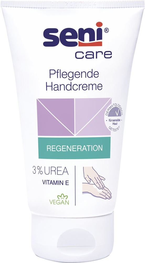 Seni Care Handcreme Creme pflegend 3% Urea vegan Tb 100 ml