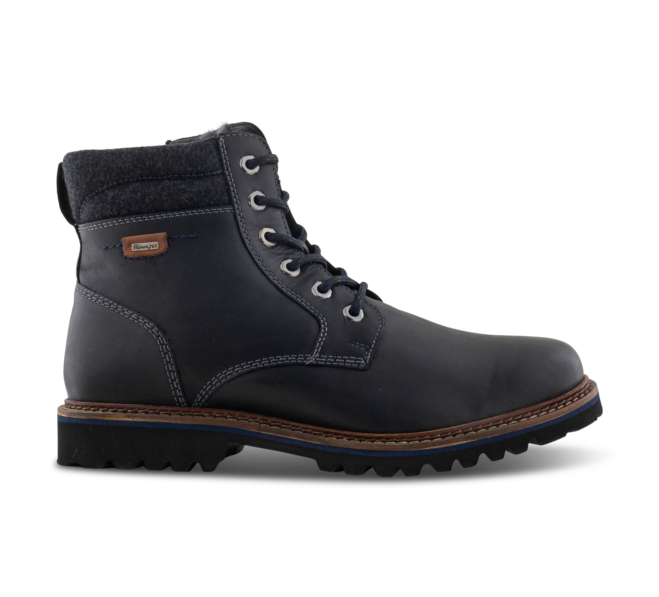 Sioux Adalrik - Schnürstiefel Leder schwarz