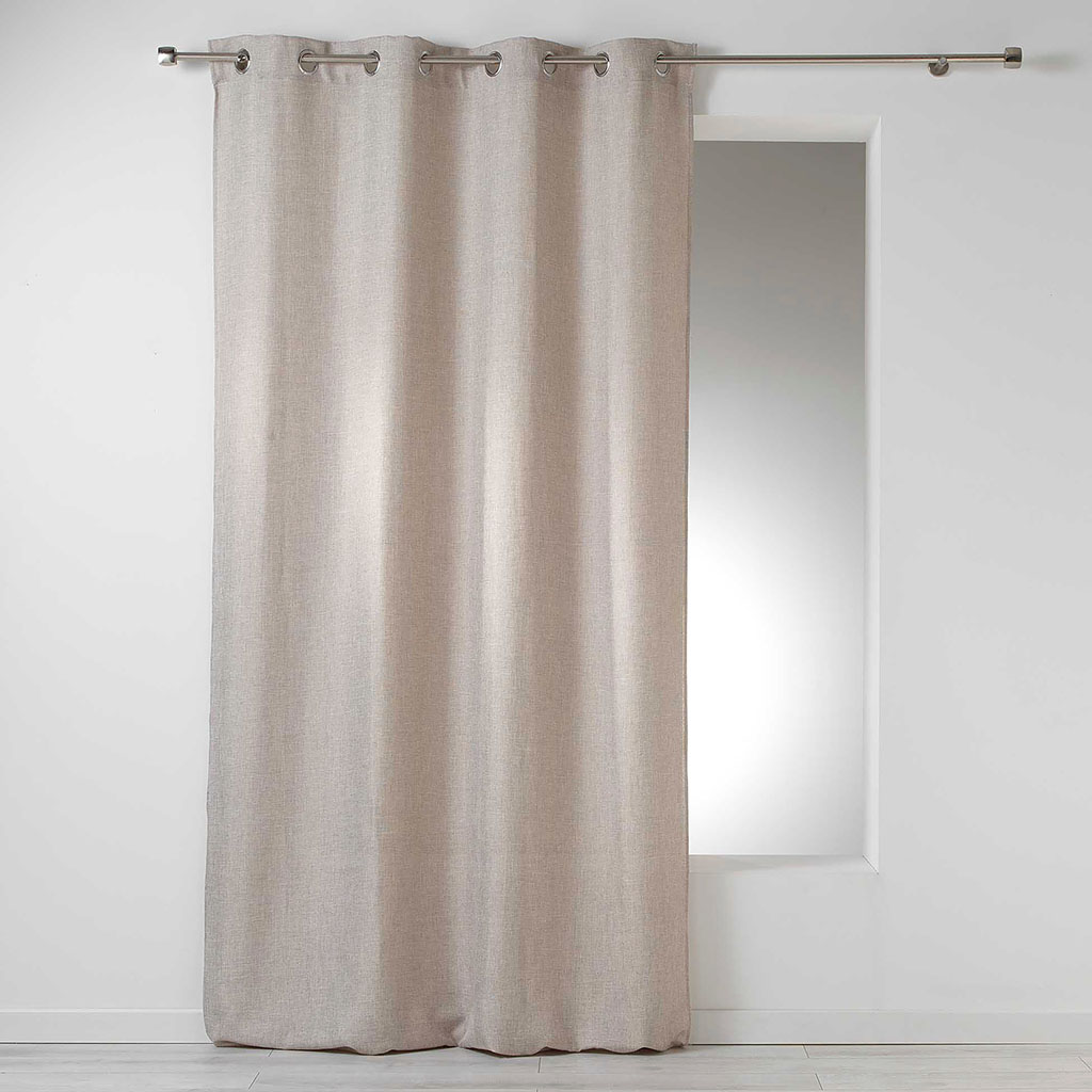 Rideau à œillets SELECT lin 140x260cm