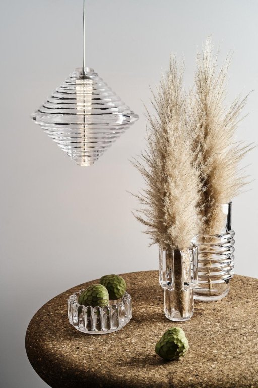 Tom Dixon Press Cone hanglamp LED Ø34 transparant