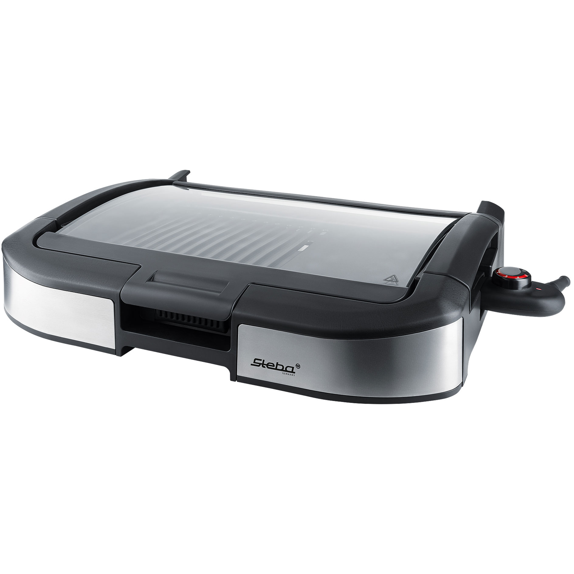 STEBA BBQ-Tischgrill VG 195 - schwarz - mit Glasdeckel
