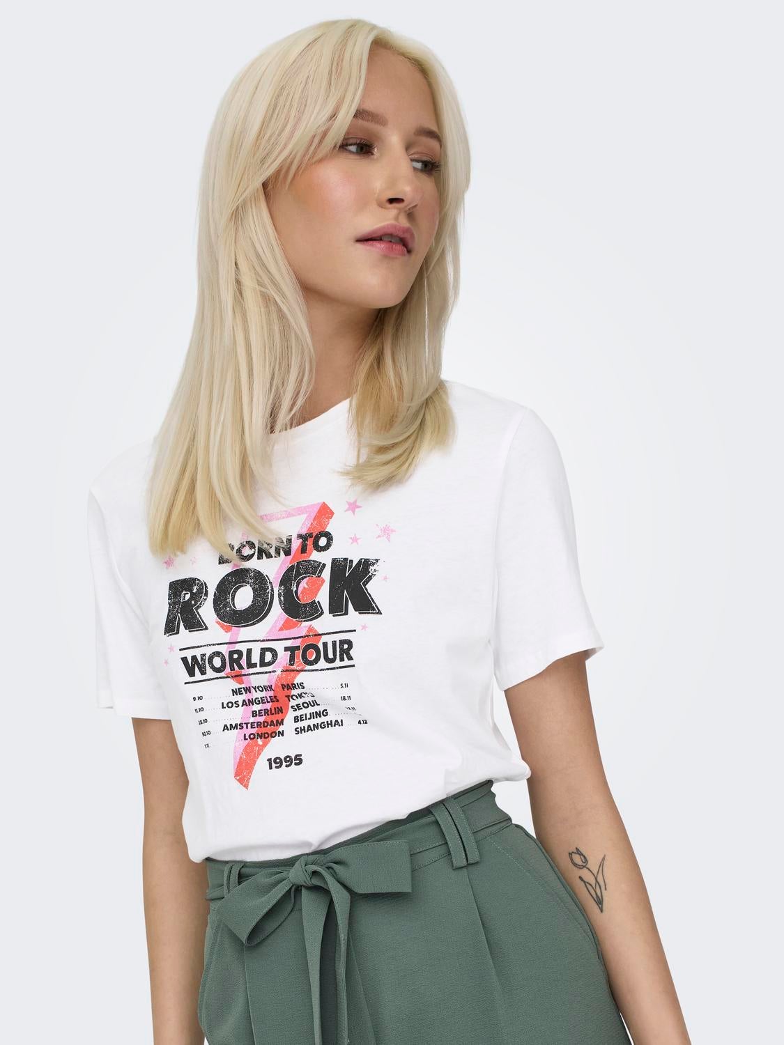 ONLLUCIA T-shirt Bright White