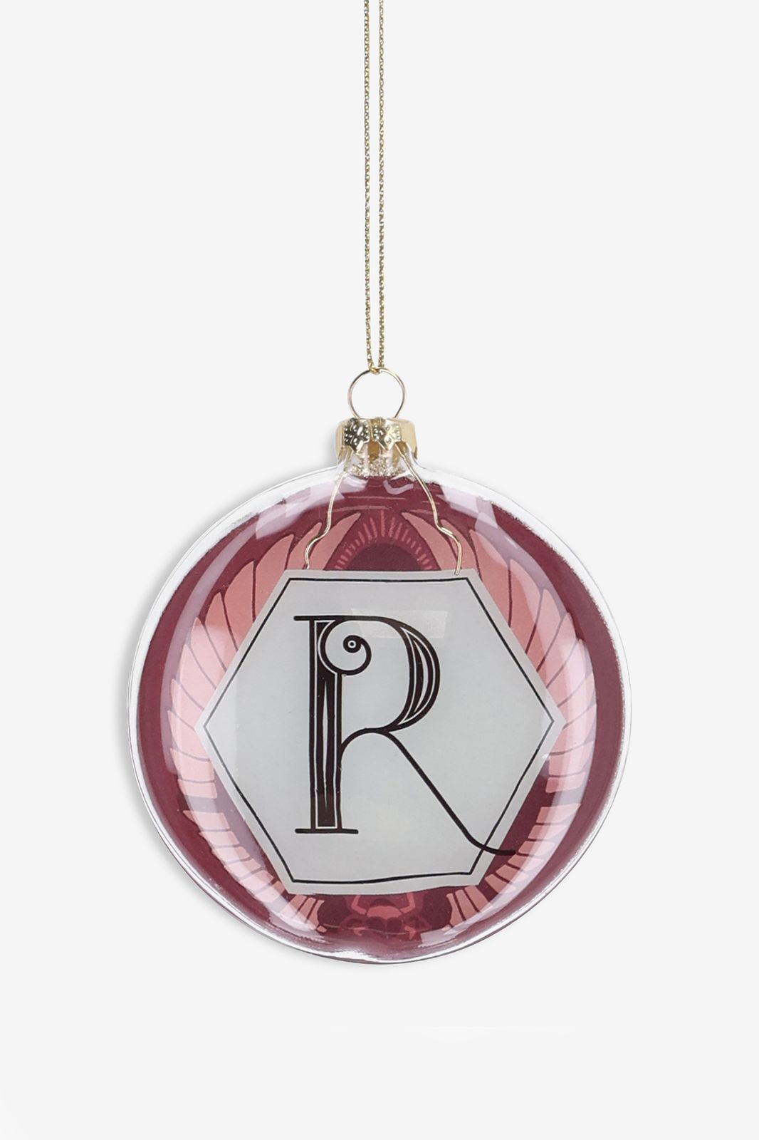 Kerstbal letter R