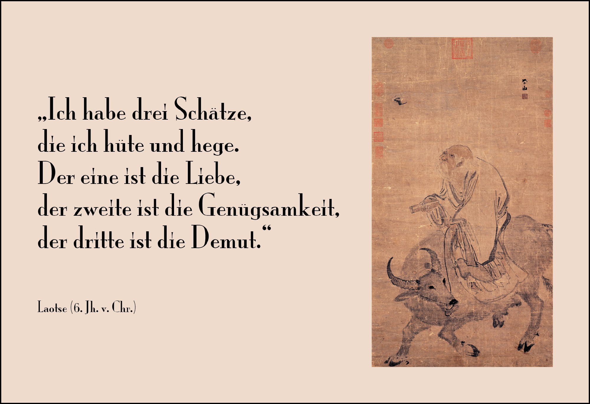 Postkarte 'Ich habe drei Schätze' günstig bestellen