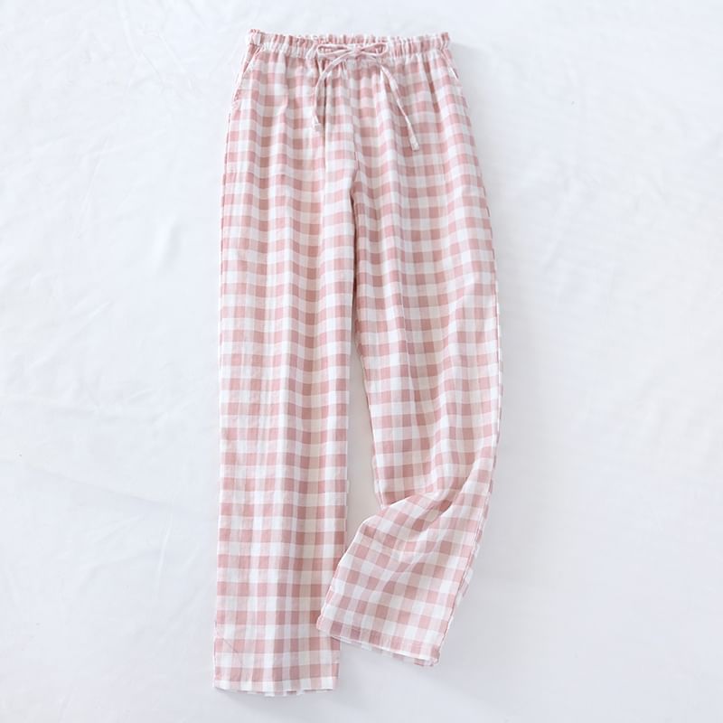 Finlies - Bijpassende geruite pyjamabroek voor koppels
