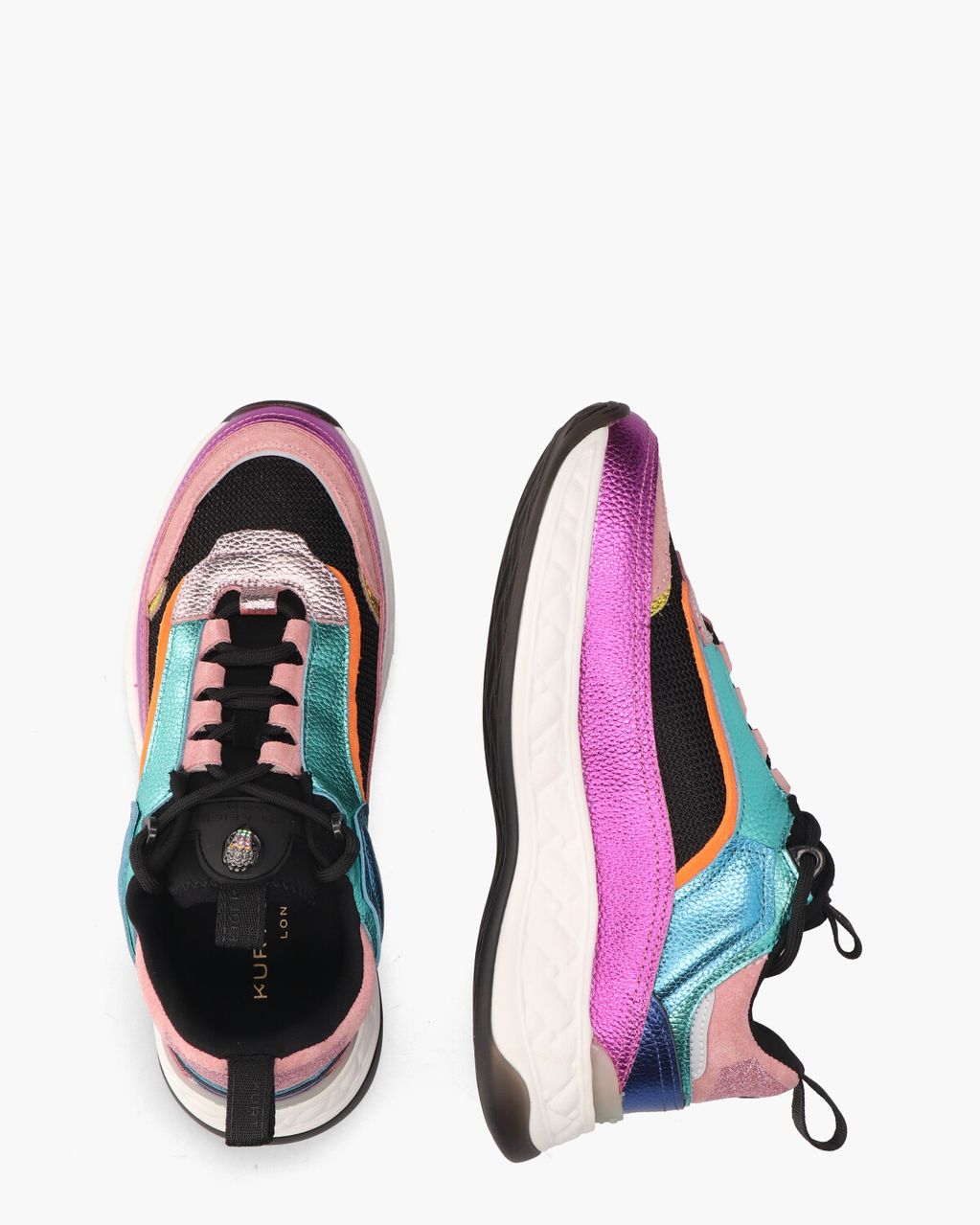 Kurt Geiger Kensington Sneaker Zwart/Multicolor Damessneakers