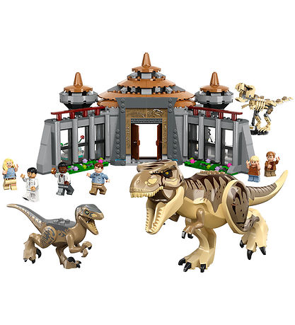 LEGO? Jurassic WoRød - Bes?gscenter: T. rex- og raptor... 76961