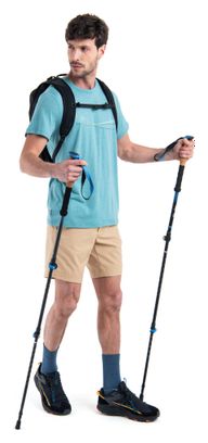 T-Shirt Technique Icebreaker Merinos 150 Tech Lite III Cadence Paths Bleu