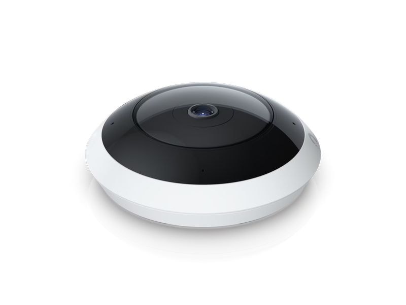 Ubiquiti Netzwerkkamera UniFi Protect AI 360 Weiss Hochauflösende Schwenk-Neige-Zoom-Kamera mit 360°-Fisheye-Objektiv und integrierten IR-LEDs für die Rundum-Überwachung rund um die Uhr